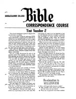 AC Bible Corr Course Test No 02 (1962)